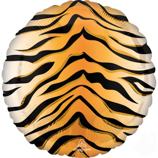 Tiger  Print Foil Balloon - 18 Inch 