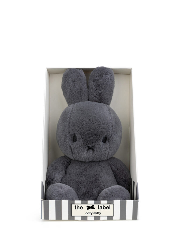 Cozy Miffy Sitting Grey In Giftbox