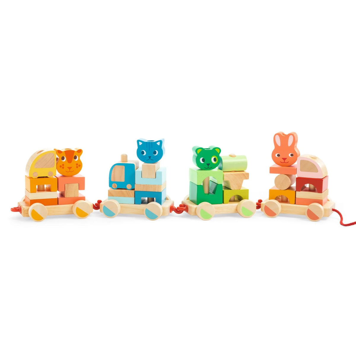 Djeco Crearoule Pull Along Activity Train