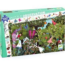 Djeco Garden Play Time Observation Puzzle 100pcs