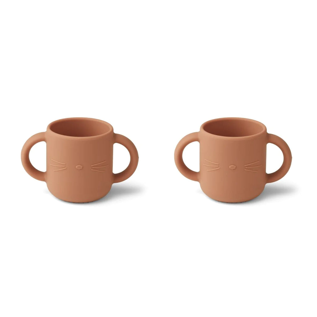 Liewood Gene Cup 2 Pack Cat Tuscany Rose