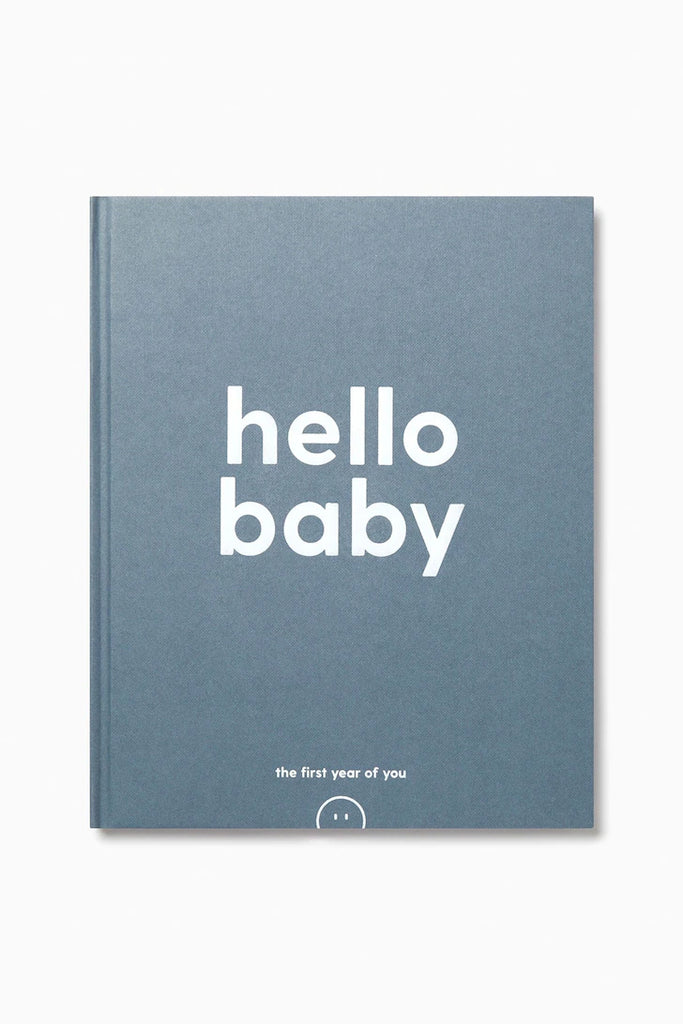 MORI Blue Hello Baby Book