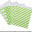 Assorted Paper Party Bags - Mixed Green