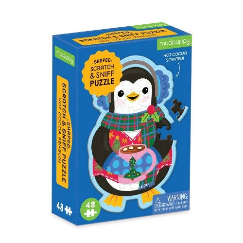 Scratch & Sniff Puzzle Hot Cocoa Penguin