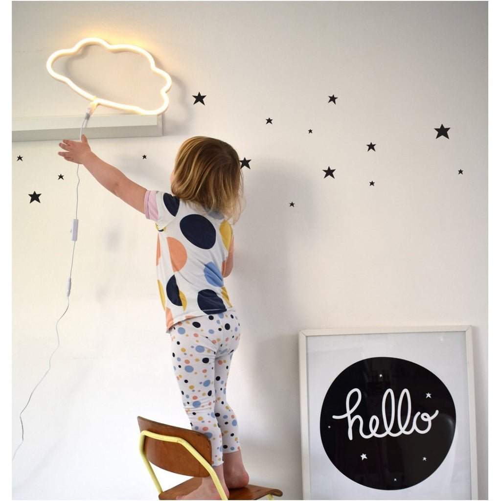A Little Lovely Company Black Star Wall Stickers - Radish Loves