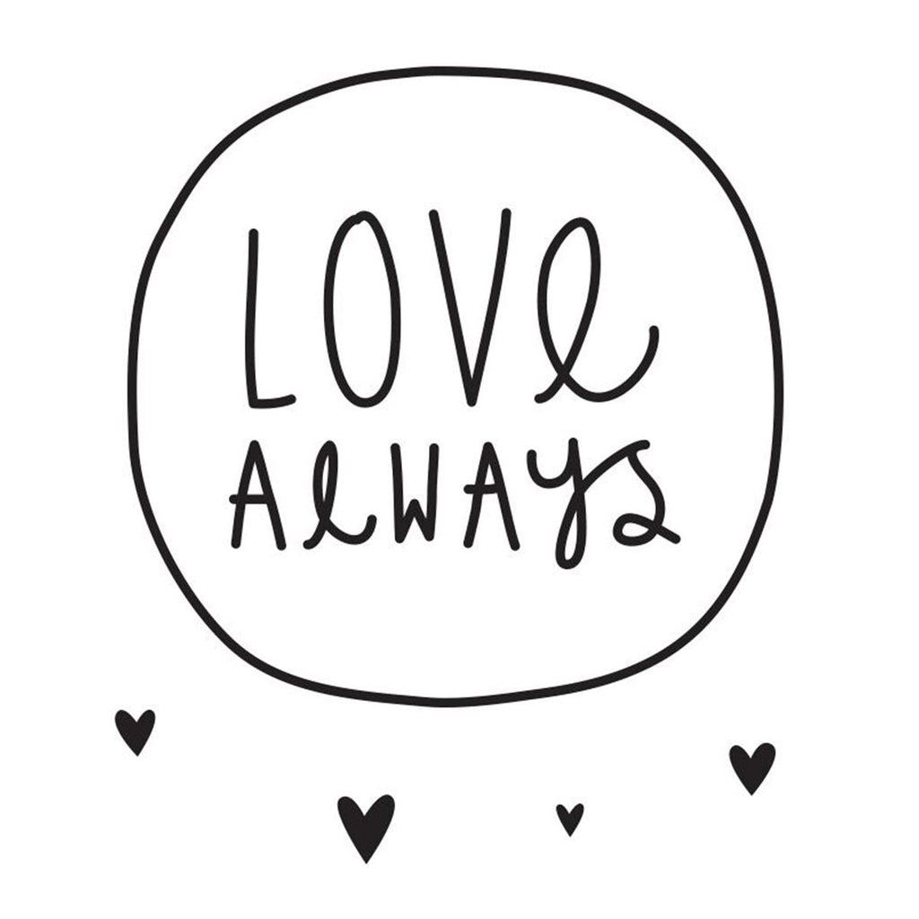 A Little Lovely Company Love Always Wall Stickers - Radish Loves
