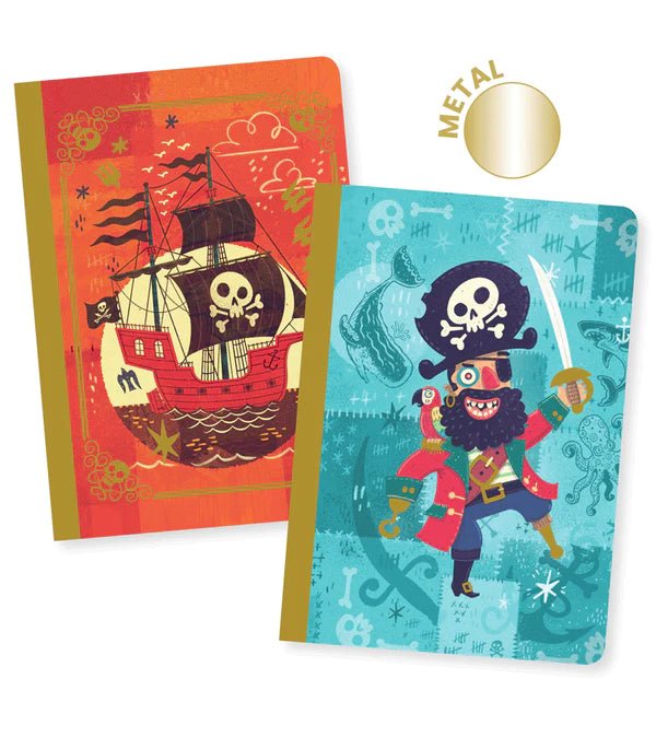 Djeco Small Steve Pirate Notebook Duo - Radish Loves