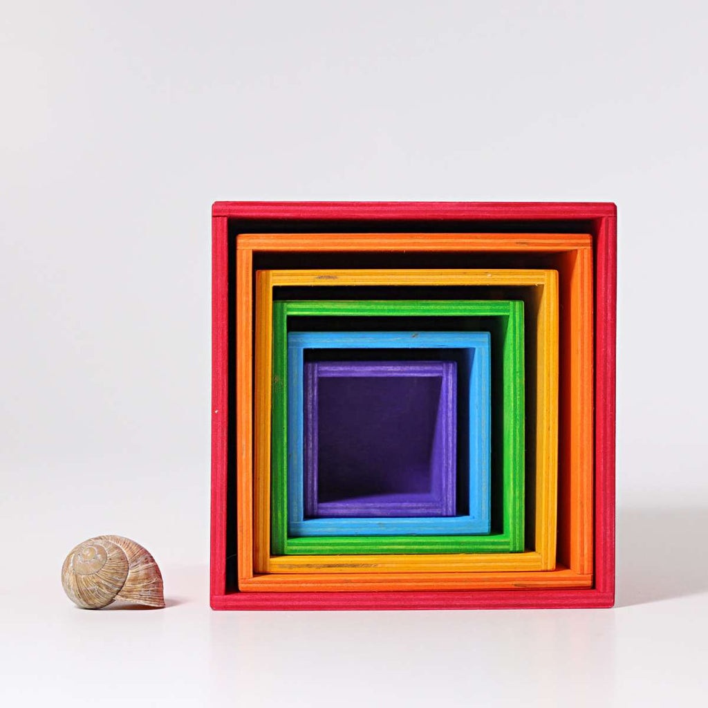 Grimm’s Large Set of Boxes Rainbow - Radish Loves