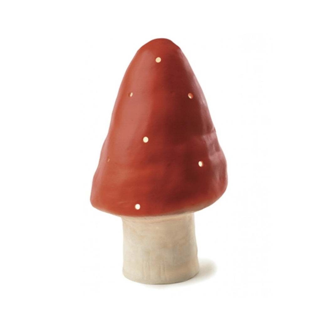 Heico Small Mushroom Lamp Red - Radish Loves