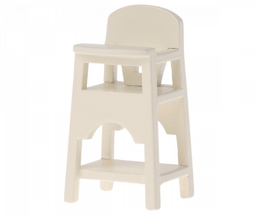 Maileg Mouse High Chair Off White - Radish Loves