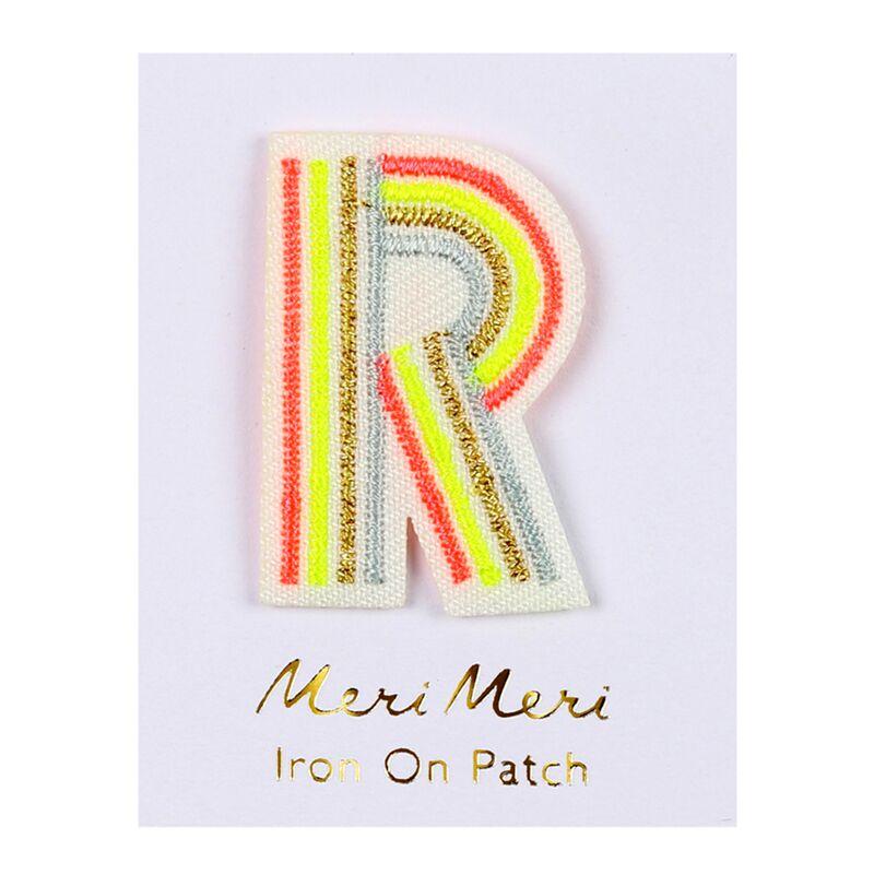 Meri Meri Iron On Alphabet Patches - Radish Loves