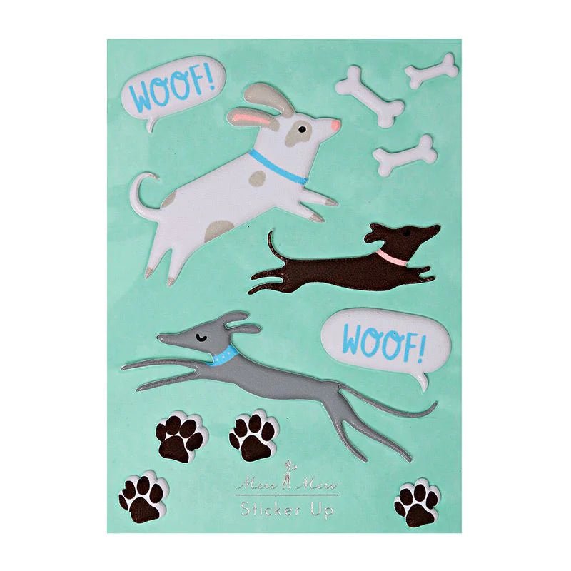 Meri Meri Puffy Stickers Dogs - Radish Loves