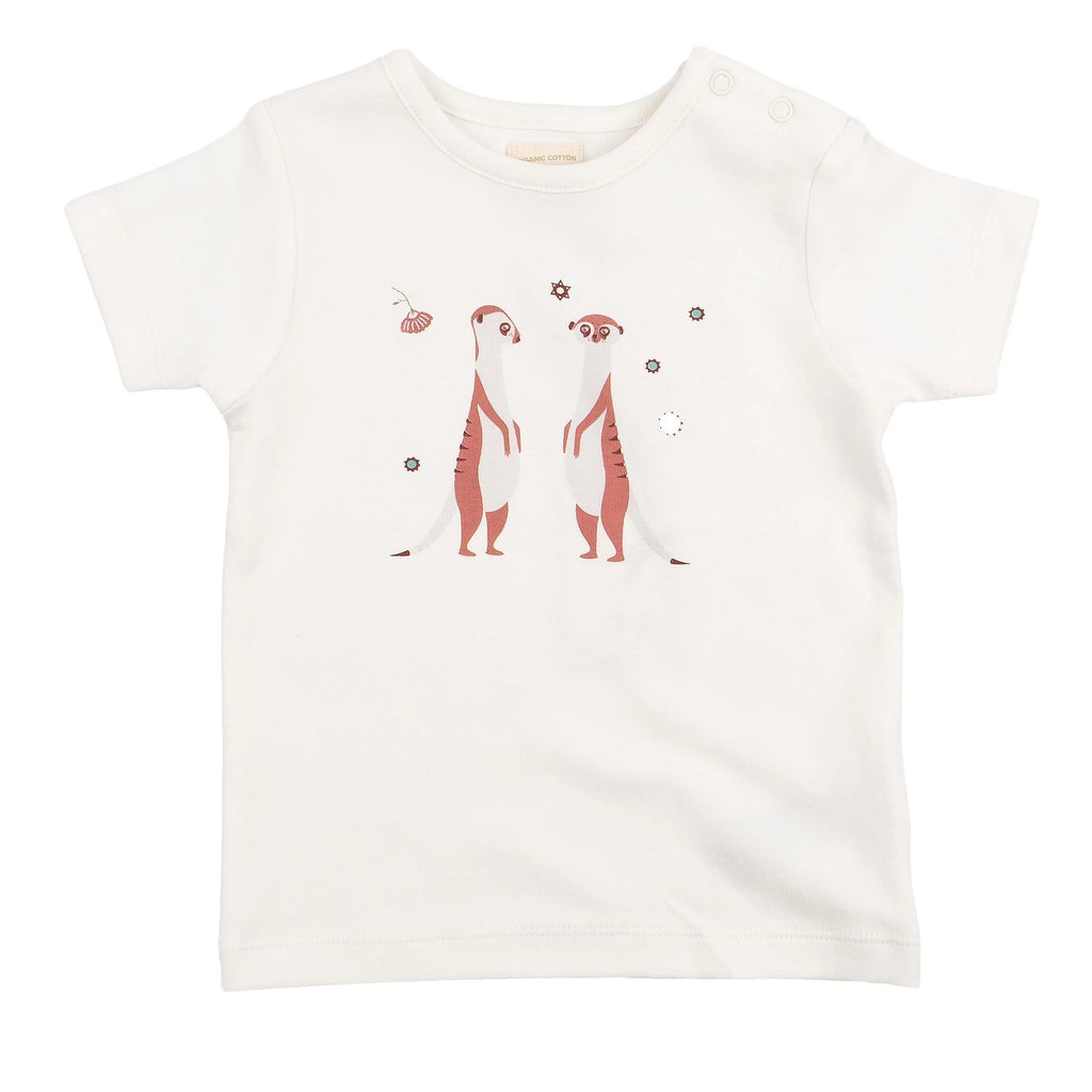 Pigeon Organics Meerkat Standing T-Shirt - Radish Loves
