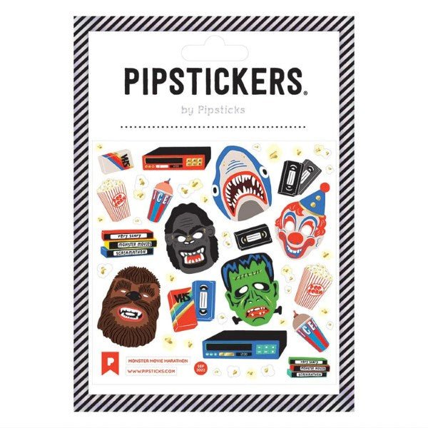 Pipsticks Monster Movie Marathon Stickers - Radish Loves