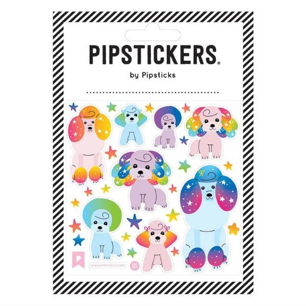 Pipsticks Pampered Poodles Stickers - Radish Loves