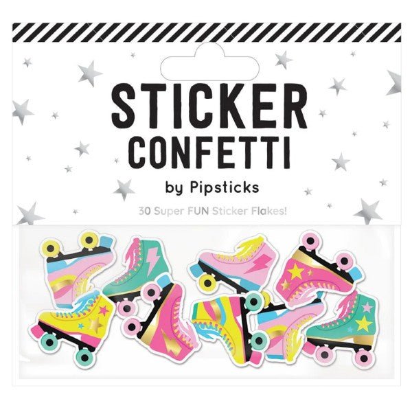 Pipsticks Snazzy Skates Sticker Confetti - Radish Loves