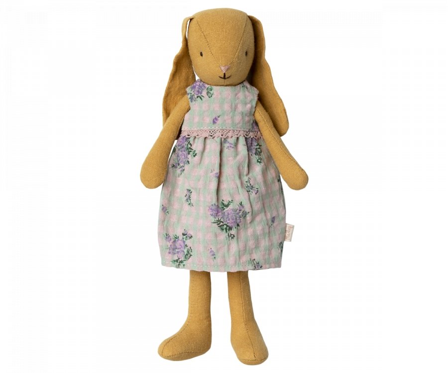 PRE ORDER Maileg Bunny Size 2 Dusty Yellow Dress - Radish Loves