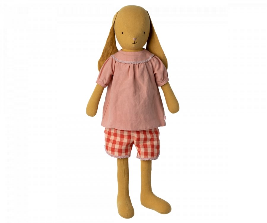 PRE ORDER Maileg Bunny Size 5 Dusty Yellow Blouse And Shorts - Radish Loves
