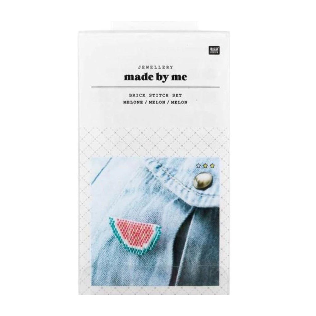 Rico Design Melon Brick Stitch Set - Radish Loves