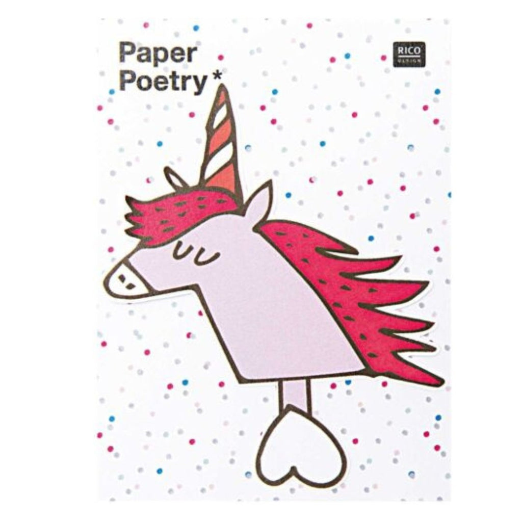 Rico Design Paper Poetry Magical Unicorn Sticky Notes - Radish Loves