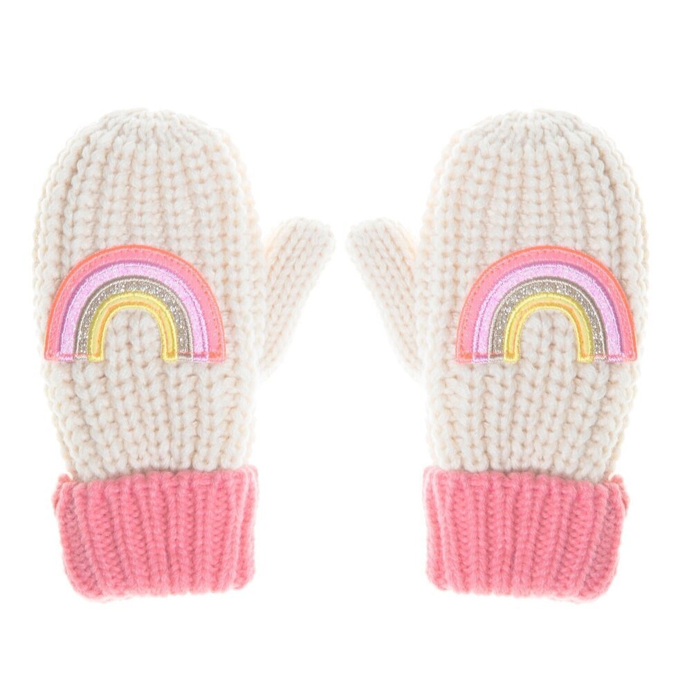 Rockahula Disco Rainbow Knitted Mittens - Radish Loves