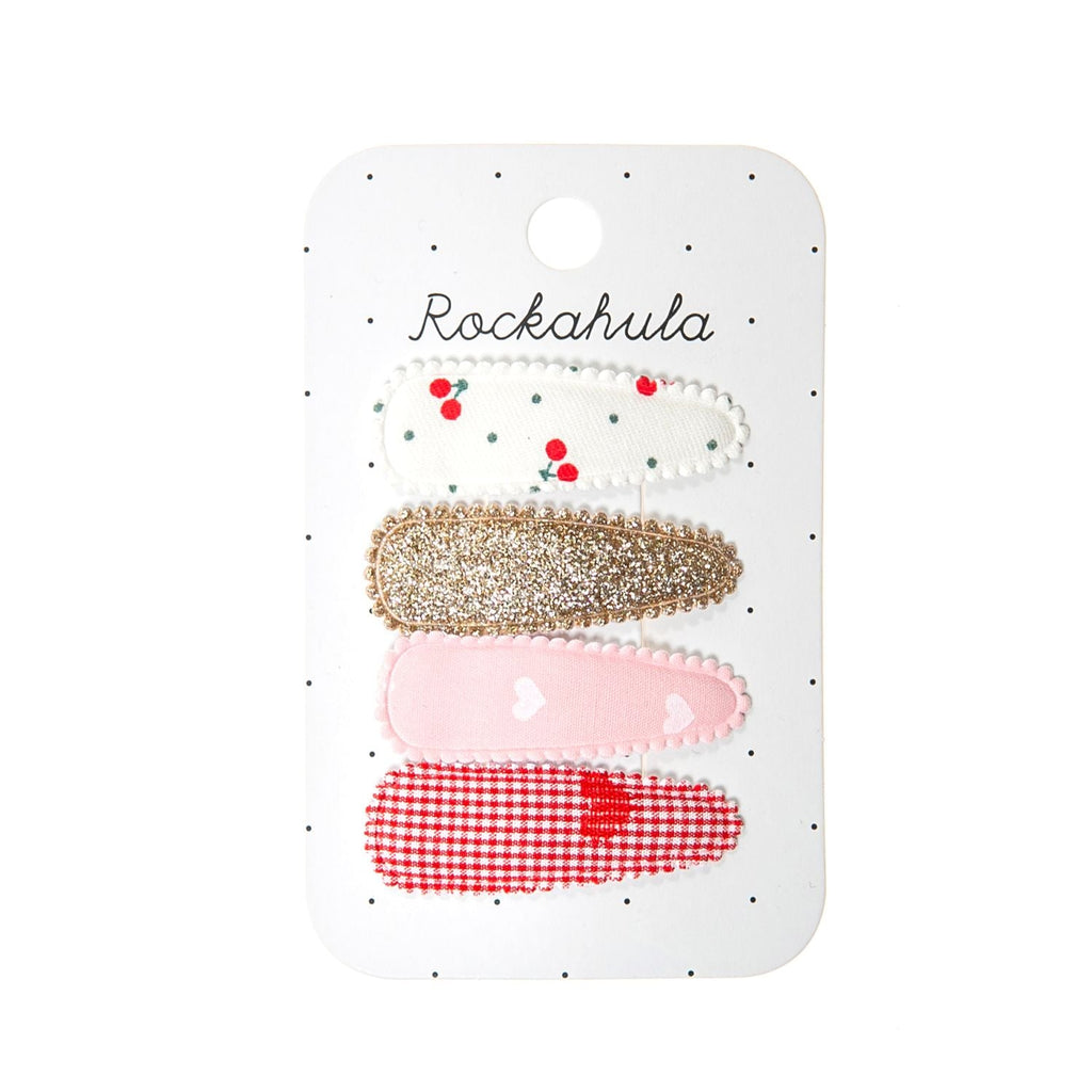 Rockahula Sweet Cherry Fabric Clip Set - Radish Loves