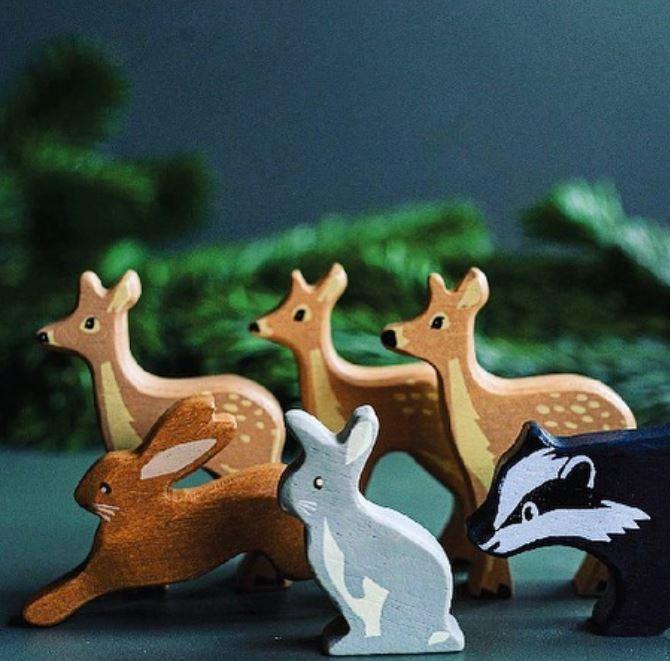 Tender Leaf Toys Woodland Animals Hare - Radish Loves