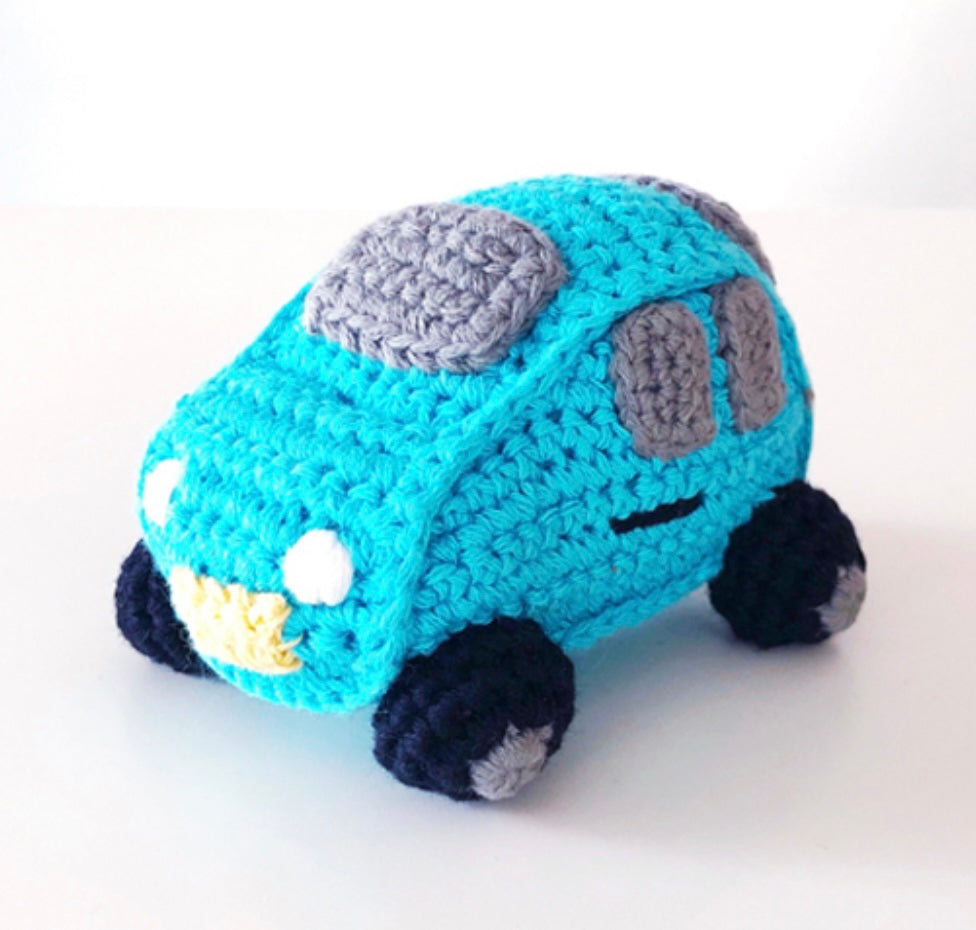 Fair Trade Pebble Friendly Car Rattle