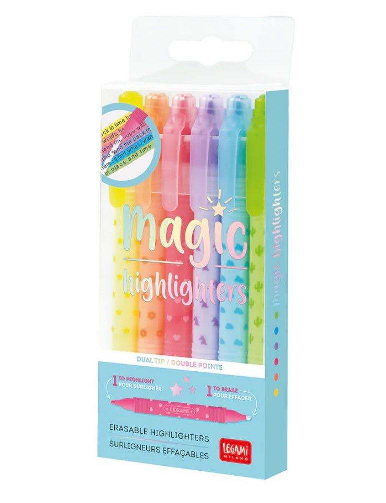 Legami Set of 6 Magic Highlighters