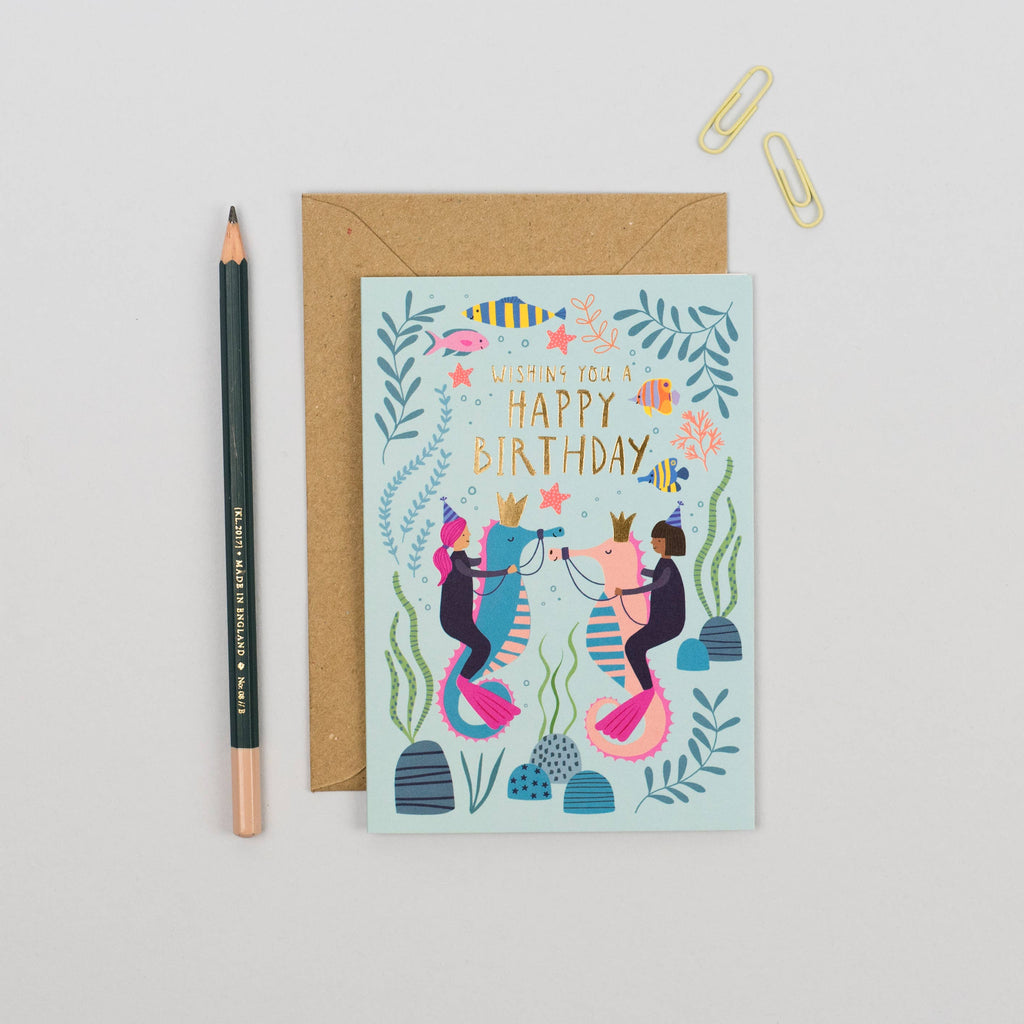 Mifkins - Under the Sea Kid's Birthday Card | Children's Birthday Card