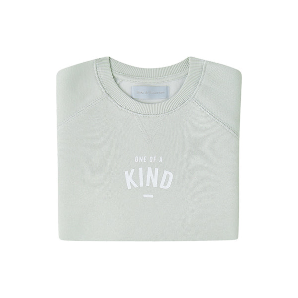 Bob & Blossom Pebble Grey 'One of a Kind' Sweatshirt
