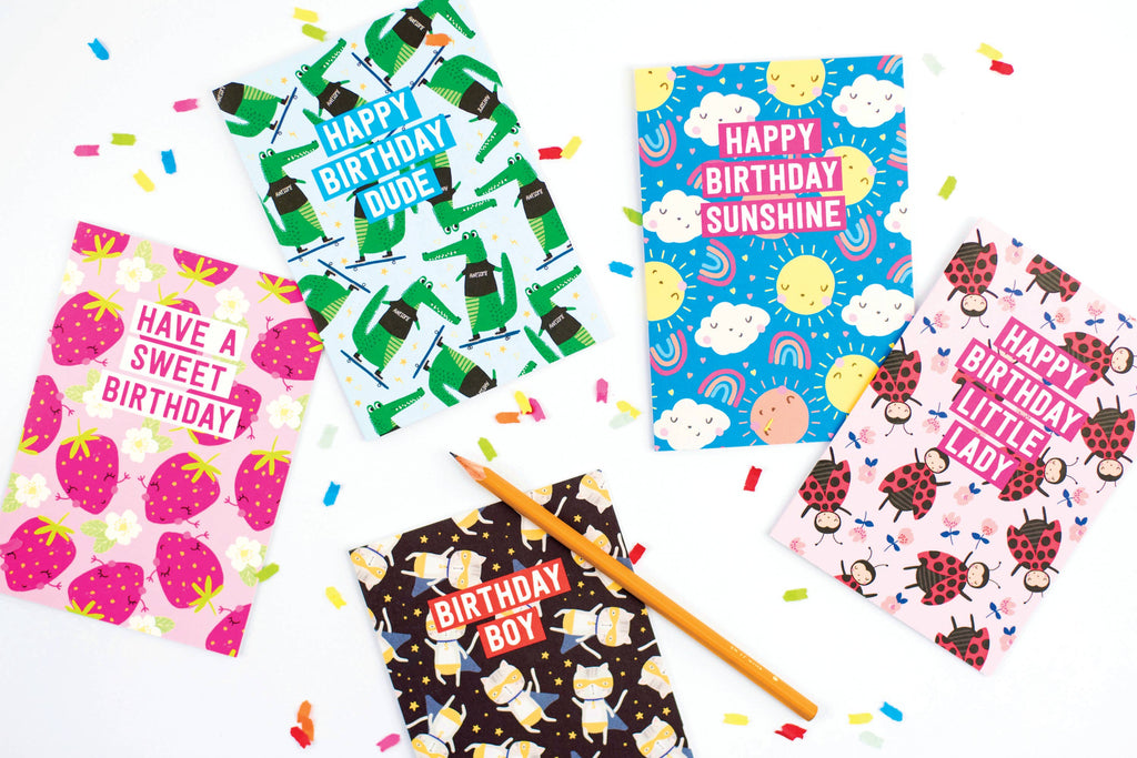 Mifkins - Happy Birthday Sunshine Card | Rainbow Birthday Card | Pride