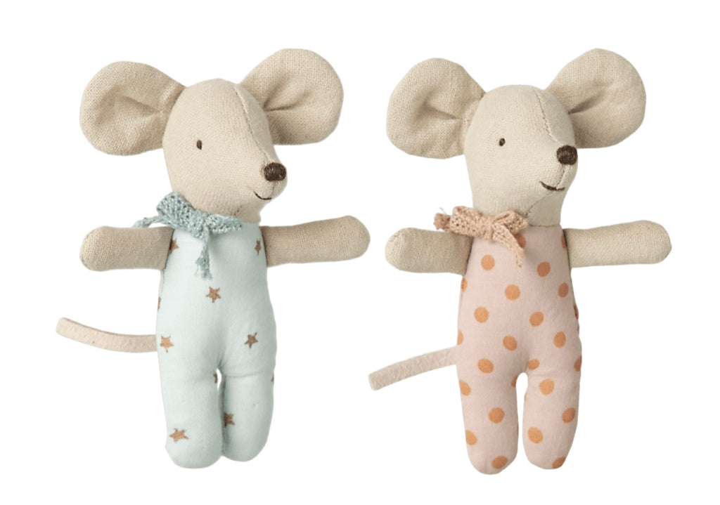 Maileg Twins Baby Mice In Matchbox