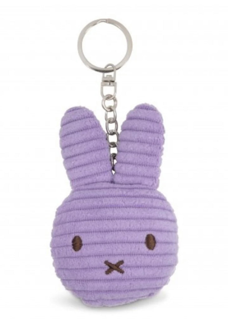 Miffy Flat Keychain Corduroy - Lilac