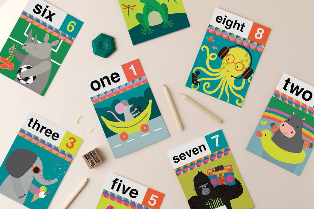 Mifkins - Gorilla Seven 7th Birthday Card | Children’s Birthday Card