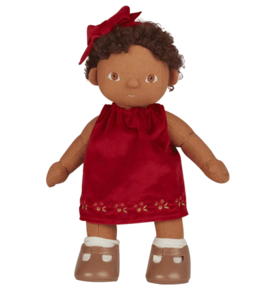 Olli Ella Dinkum Doll - Una dress Holiday Set