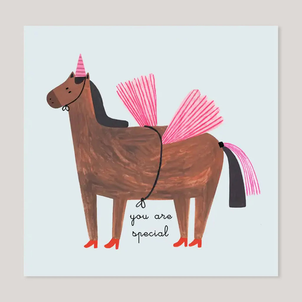 Daria Solak illustrations Unicorn card 'you are special'