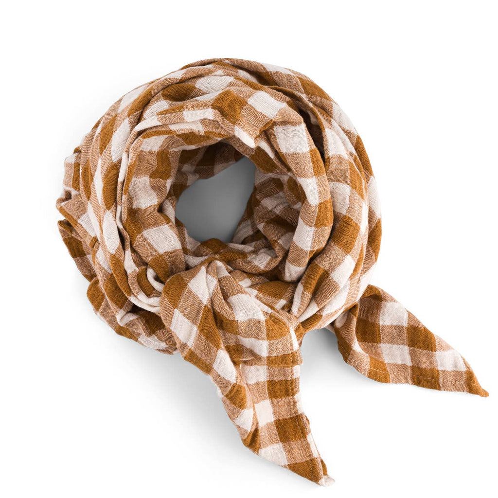 Rose in April - BIANCA SWADDLE VICHY CARAMEL