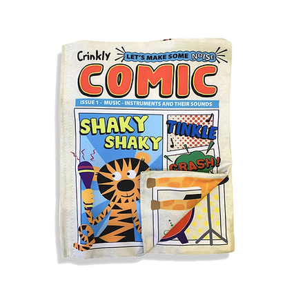 Jo & Nic's Crinkly Cloth Books - COMIC ISSUE 1 - Music