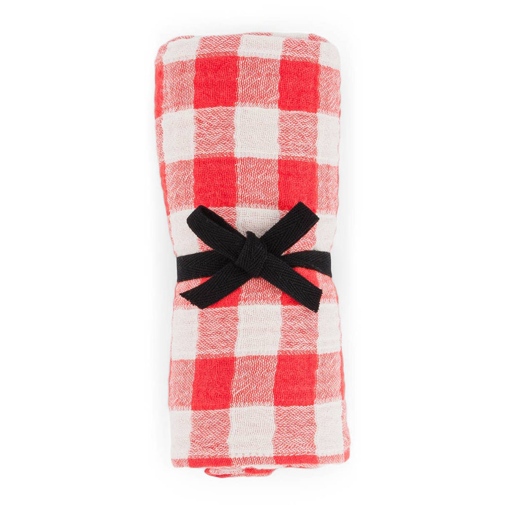 Rose in April - BIANCA SWADDLE VICHY TOMATO