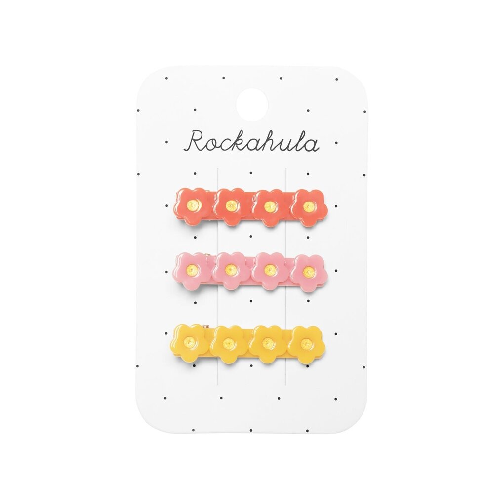 Rockahula Acrylic Flower Clip Set