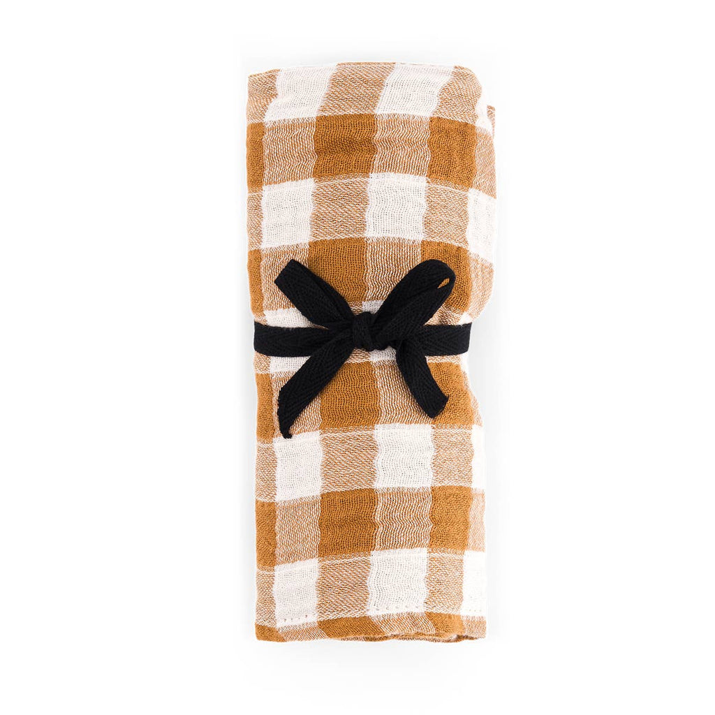 Rose in April - BIANCA SWADDLE VICHY CARAMEL