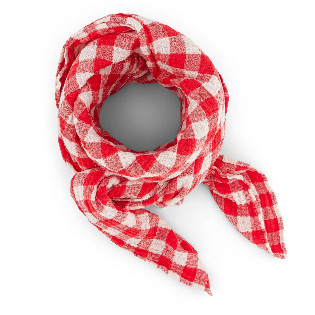 Rose in April - BIANCA SWADDLE VICHY TOMATO