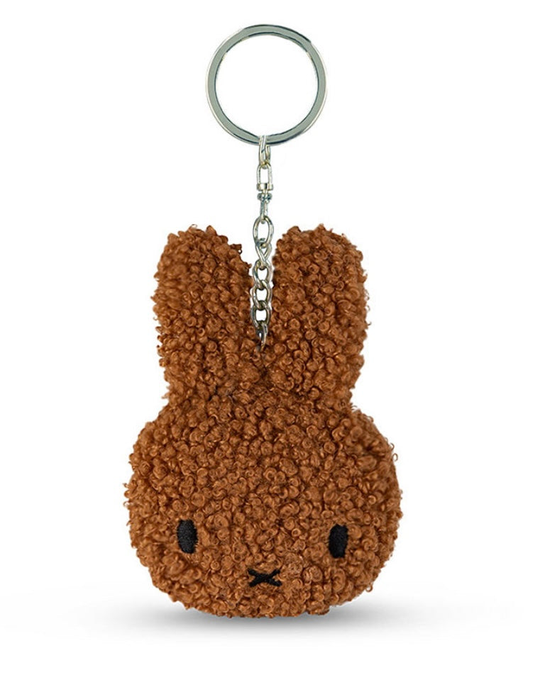 Miffy Tiny Teddy Recycled Keyring - Cinnamon