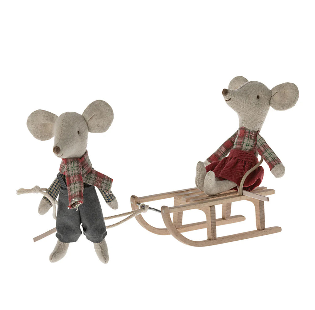 Maileg Mouse Sled