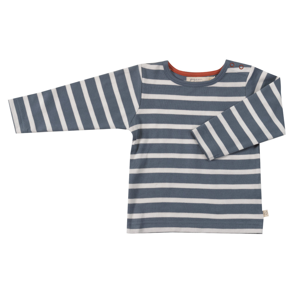 Pigeon Organics Deep Blue Breton T-Shirt
