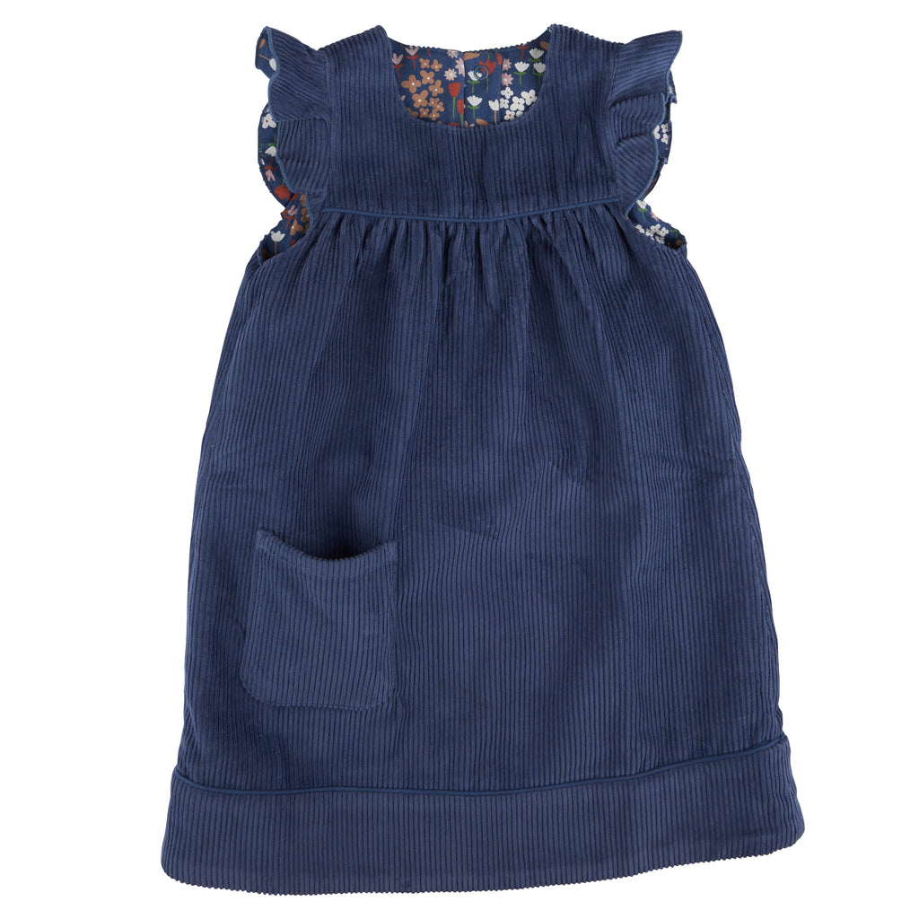 Pigeon Winter Shift dress (reversible), Night Blue