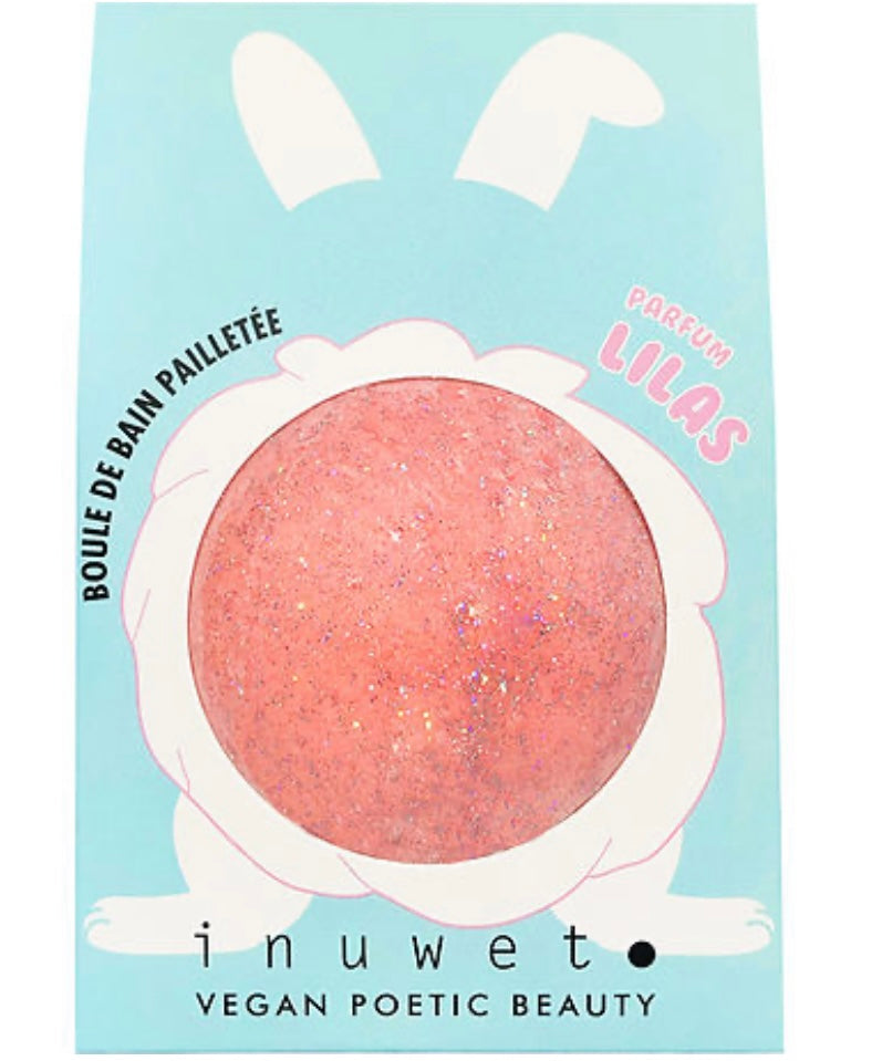 INUWET Pink Glitter Bath Bomb