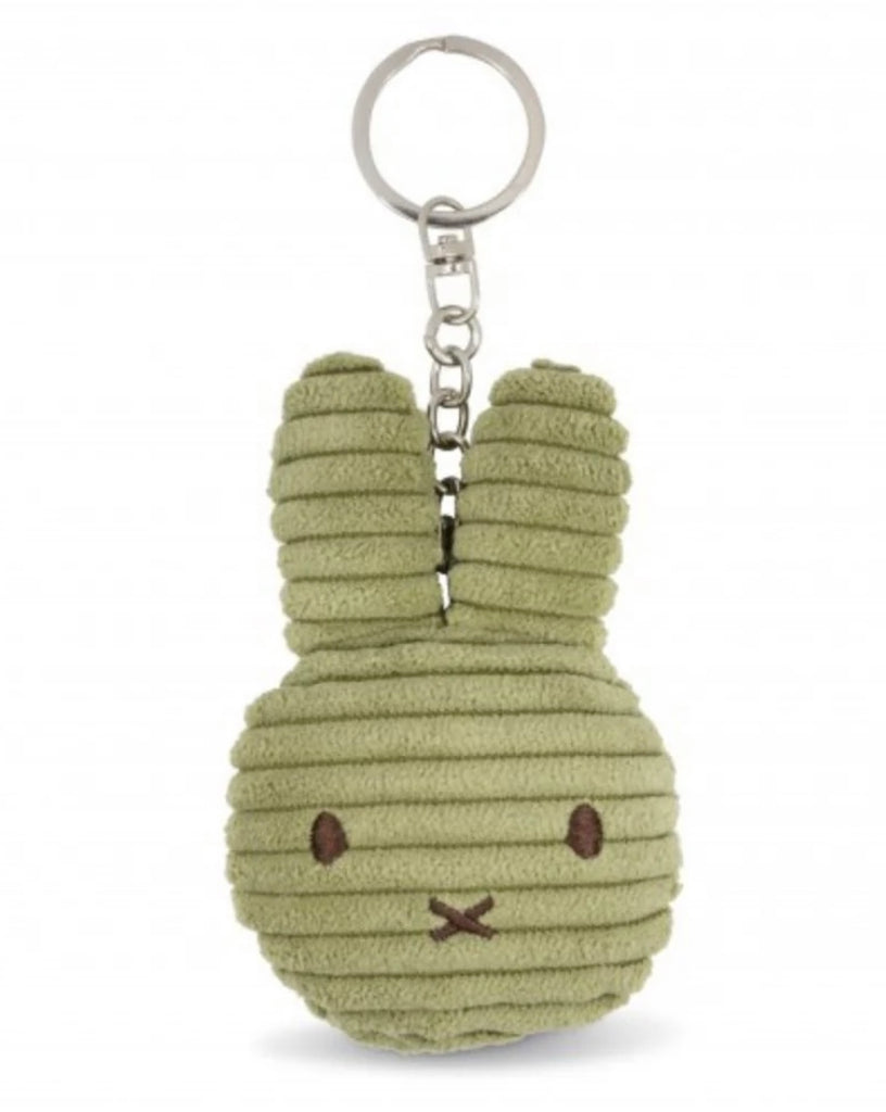 Miffy Flat Keychain Corduroy Olive Green