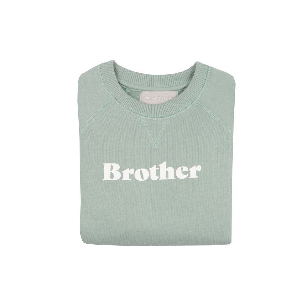 Bob & Blossom Sage 'Brother' Sweatshirt